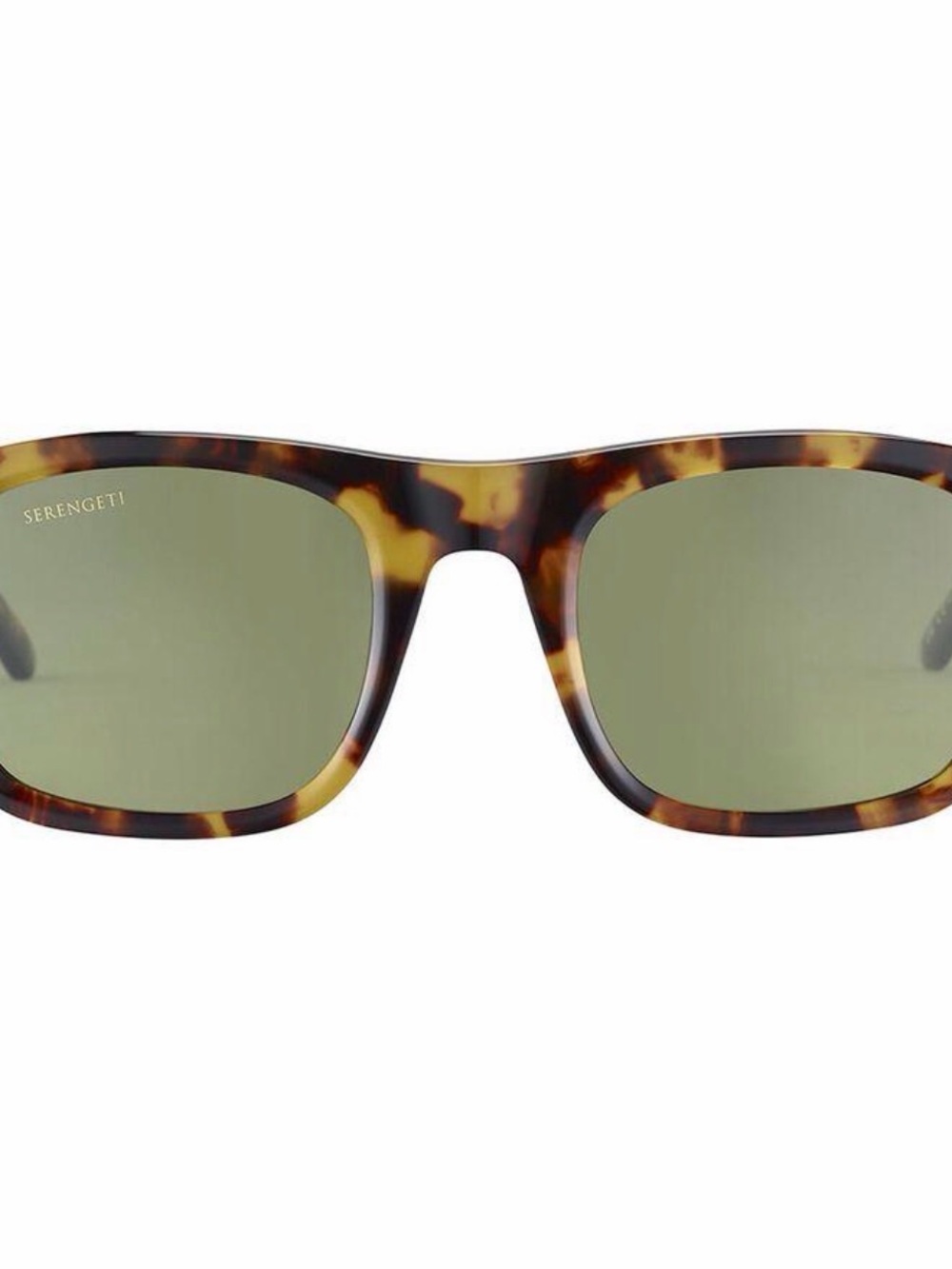 Serengeti Delio SS021004-S Sunglasses – Shiny Classic Havana / 555nm Green Lens